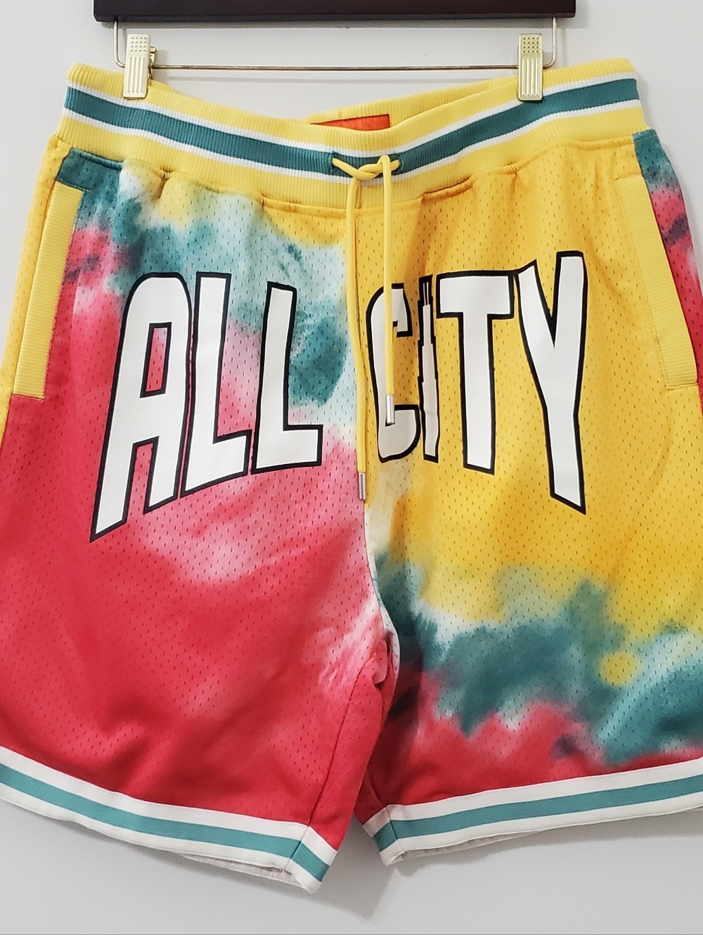 Just Don All City Tie Dye Basketball Shorts Mens XL